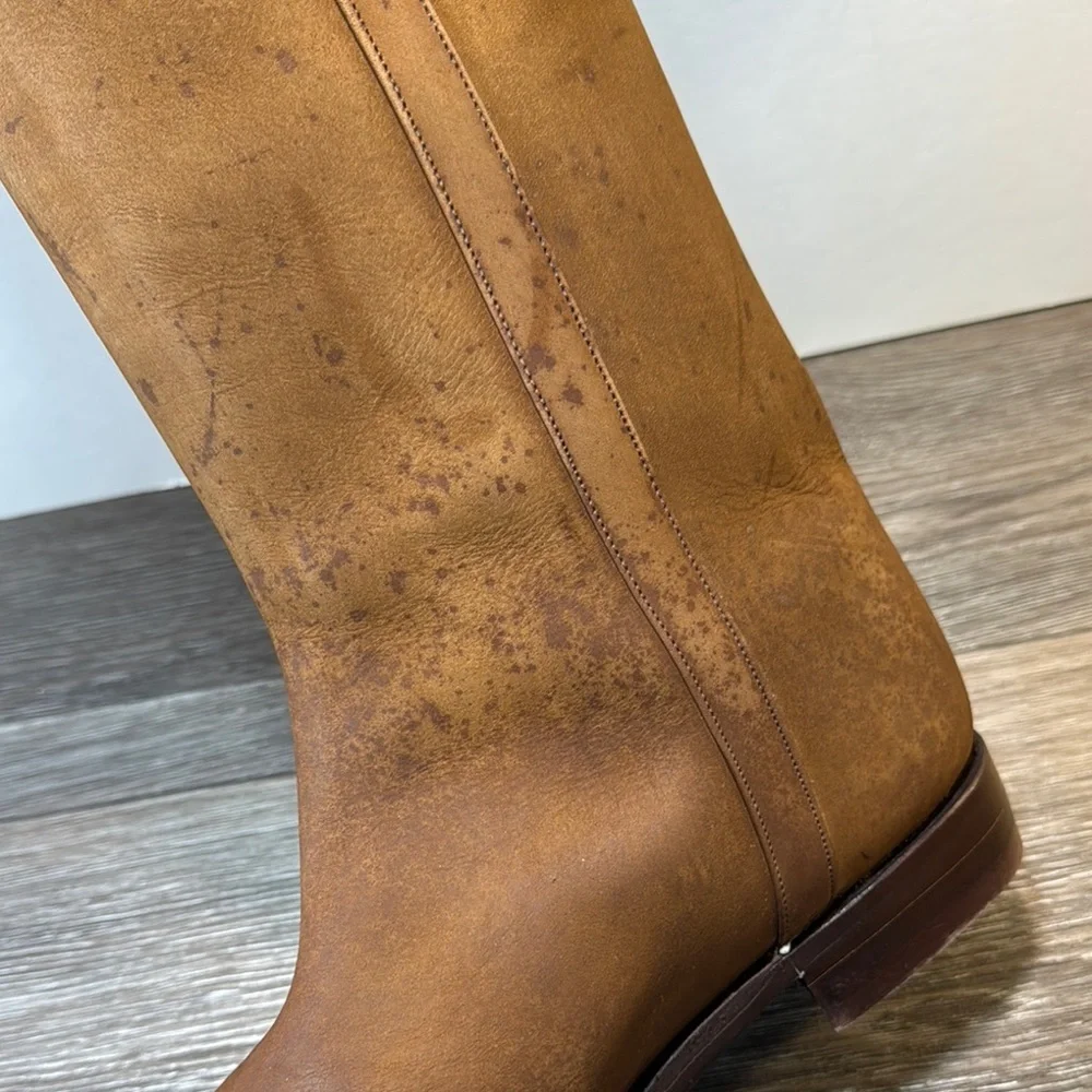 El Canelo Brown Leather horse riding Boots men’s 10.5